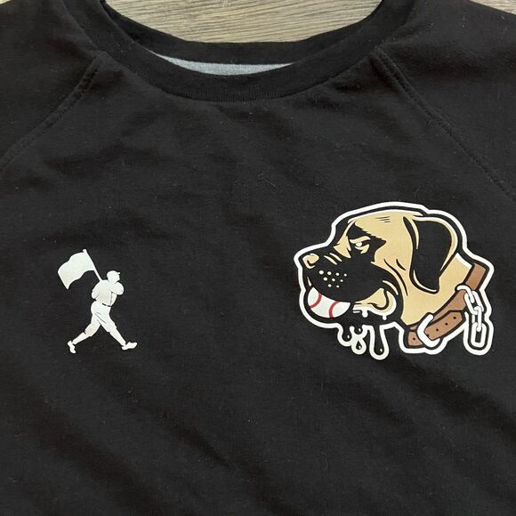 Baseballism Beast Mode Reversible Crew Neck Sweatshirt - Men's Size Medium - Picture 6 of 10